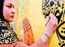 قرآن؛ منبع الهام هنرمند هندی در خوشنویسی