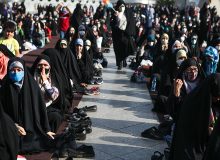 شور دختران انقلاب در حمایت از حجاب / غریو بانوان متدین در میدان امام حسین(ع) طنین‌انداز شد